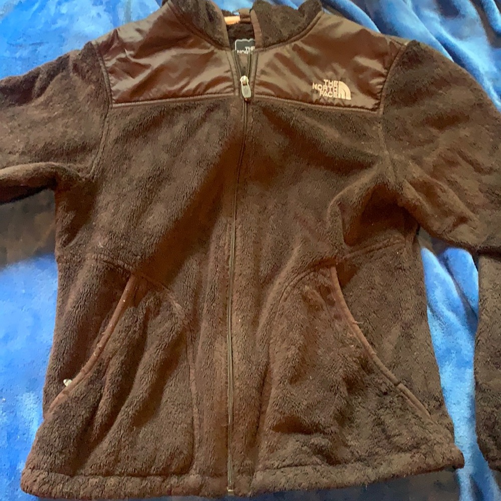 Fuzzy brown jacket